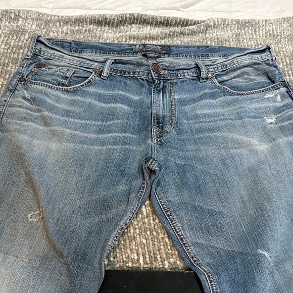 Silver Jeans Relaxed Fit Blue Jeans - Picture 1 of 6